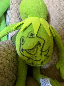Original Sketch on Kermit Plush – The Muppets – Medium 16''