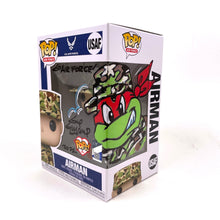 Load image into Gallery viewer, Guy Gilchrist Sketched &amp; Signed Air Force Airman Funko Pop 503