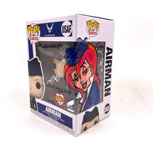 Load image into Gallery viewer, Guy Gilchrist Sketched &amp; Signed Air Force Airman Funko Pop 522