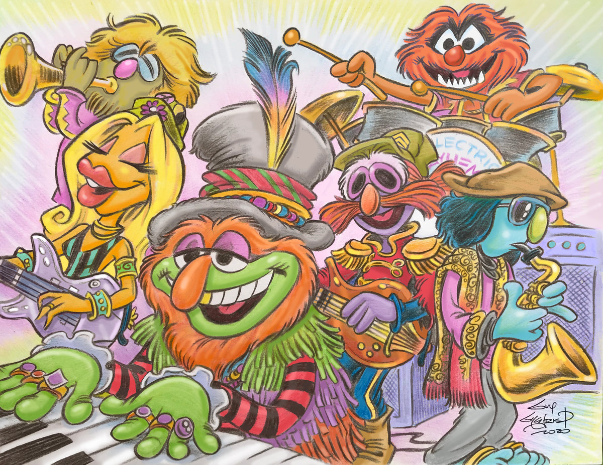 Electric Mayhem Art Print - Created by Guy Gilchrist – Guy