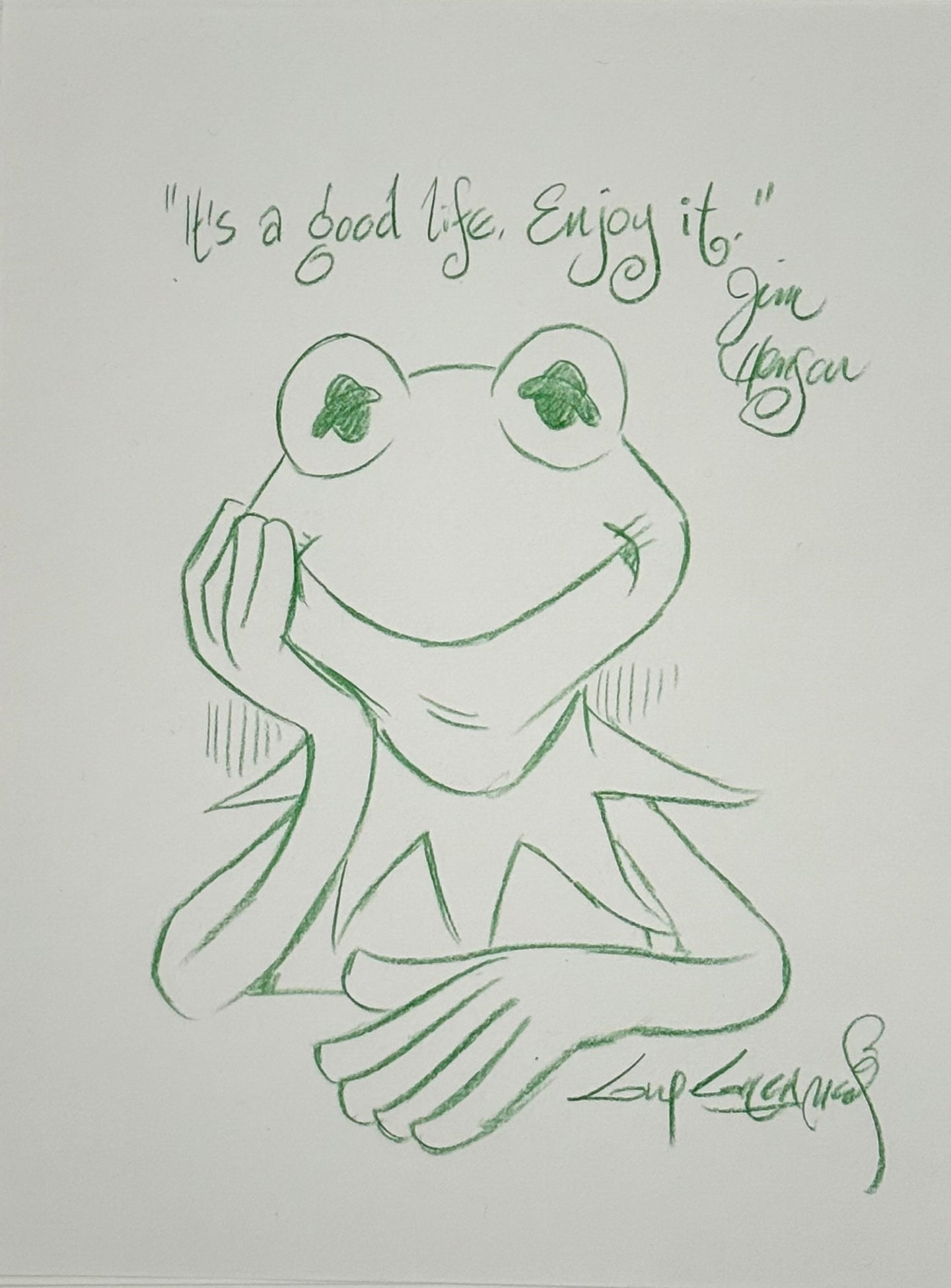 Kermit the Frog - Guy Gilchrist Original