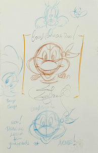 Drawing Lessons (Two-Sided) - Guy Gilchrist Original