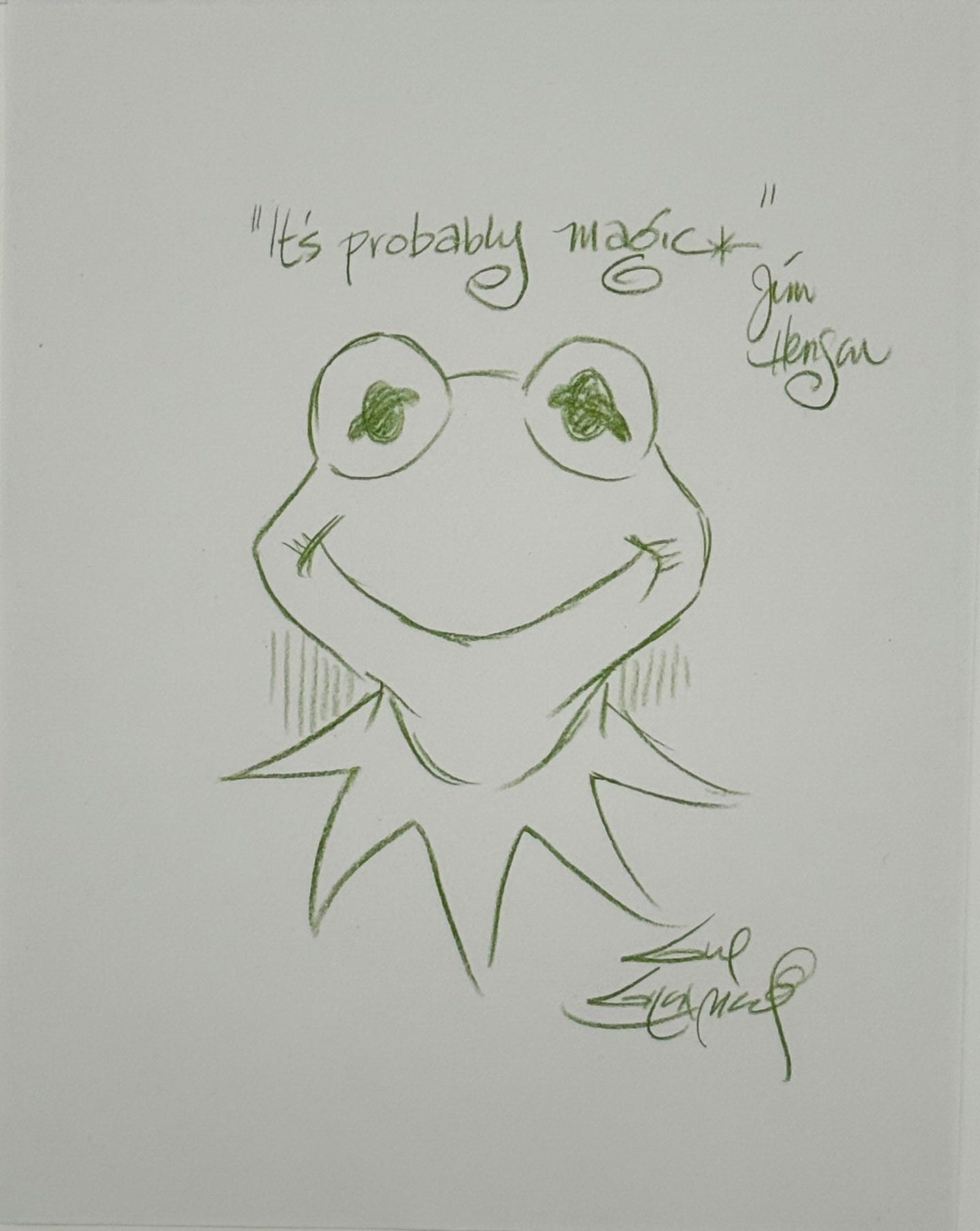 Kermit the Frog - Guy Gilchrist Original