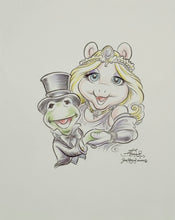 Load image into Gallery viewer, Kermit and Miss Piggy “The Great Gatsby” - Guy Gilchrist Original