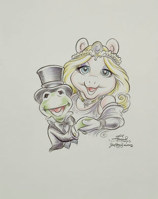 Kermit and Miss Piggy “The Great Gatsby” - Guy Gilchrist Original
