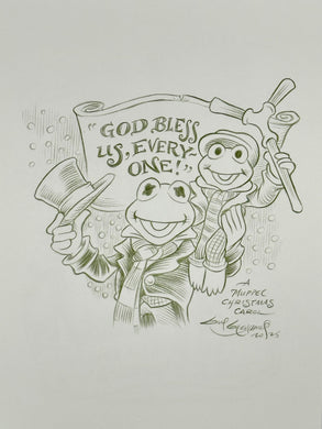 “Bob Cratchit and Tiny Tim” Muppets Christmas Carol - Guy Gilchrist Original