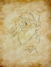 Load image into Gallery viewer, Santa Clause on Parchment - Guy Gilchrist Original
