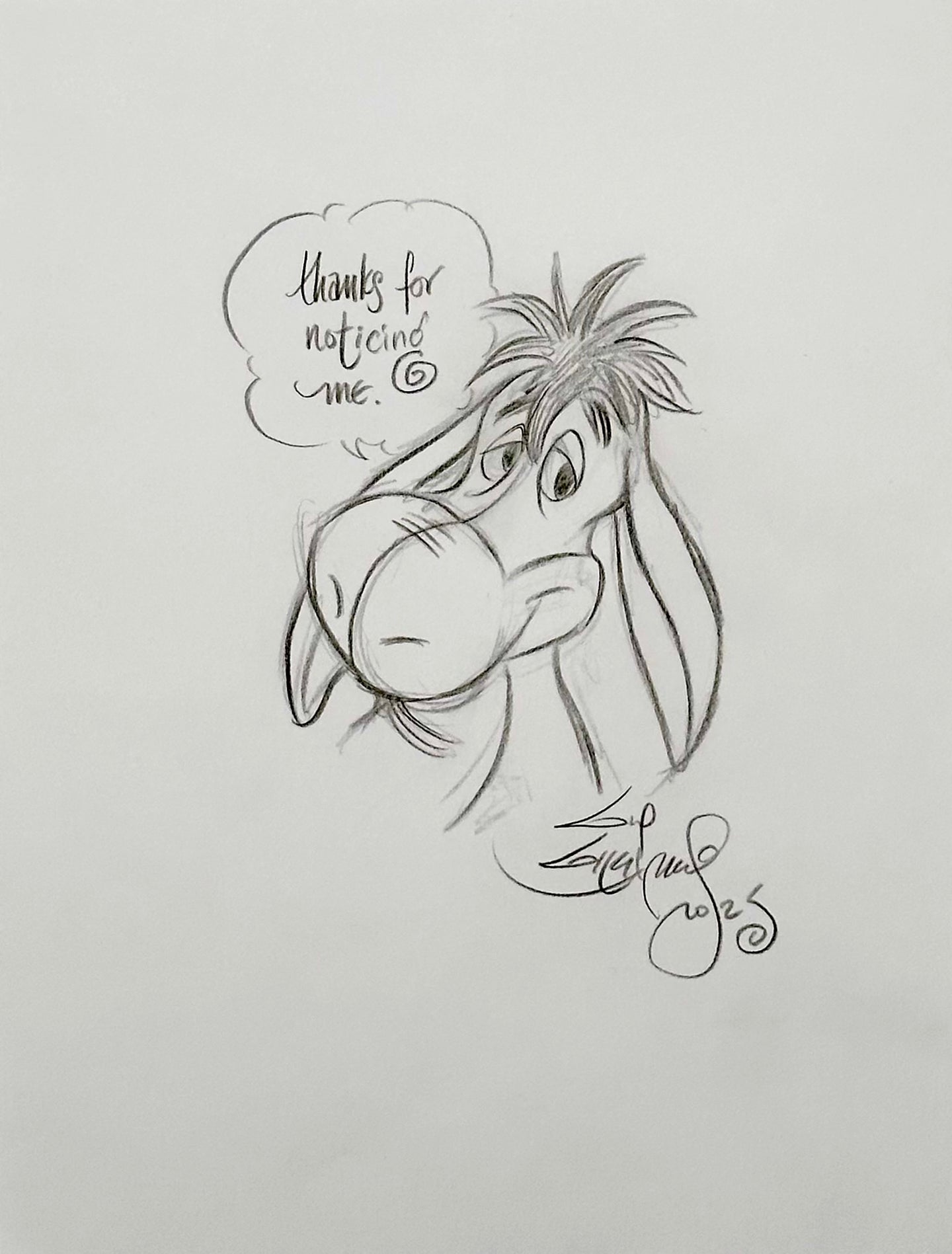 Eeyore “Winnie the Pooh” - Guy Gilchrist Original