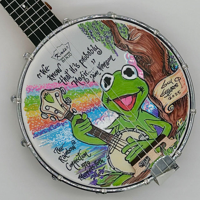 Commemorative Banjo Ukulele, Drawn by Guy Gilchrist