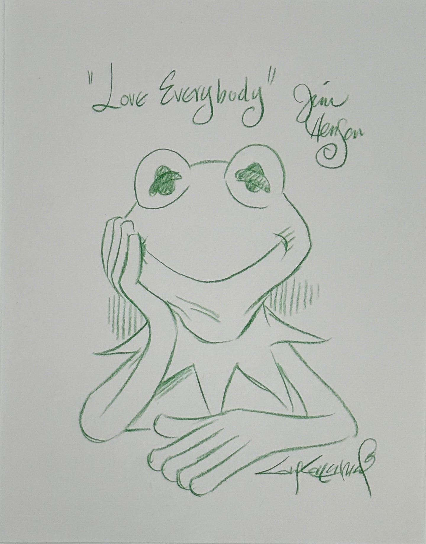 Kermit the Frog - Guy Gilchrist Original