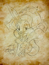 Load image into Gallery viewer, Christmas Buggs on Parchment - Guy Gilchrist Original