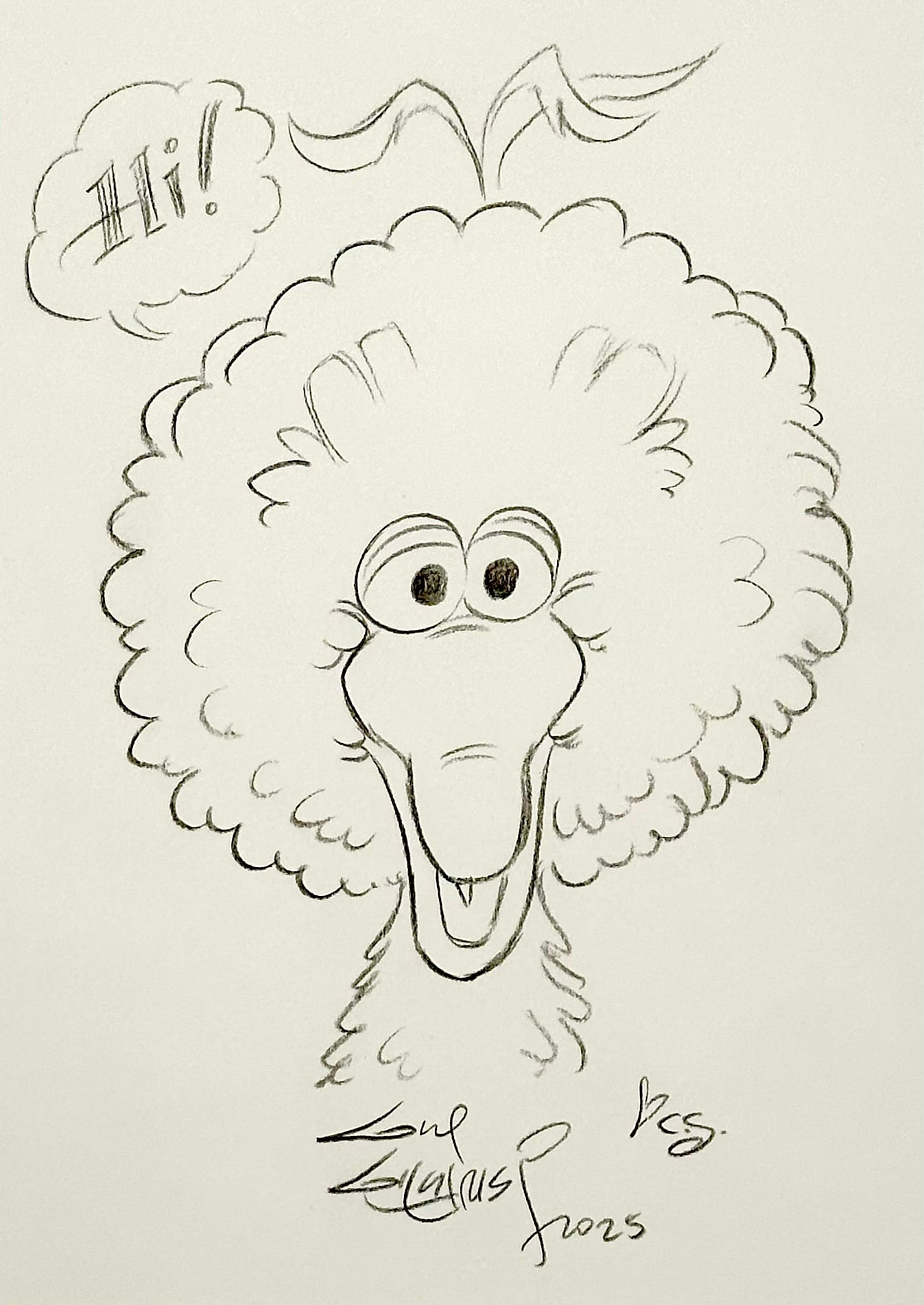Big Bird - Guy Gilchrist Original