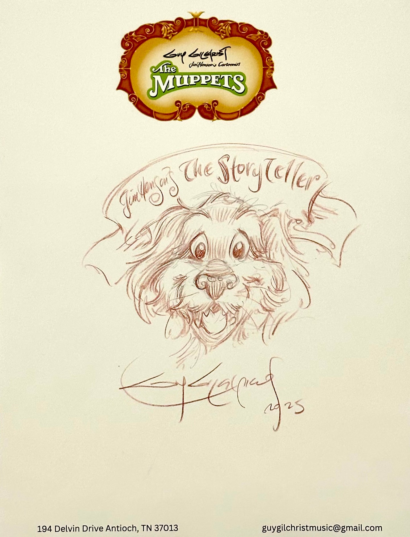 The Storyteller’s Dog - Guy Gilchrist Original