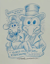 Load image into Gallery viewer, “Light the Lamp, Not the Rat” Muppets Christmas Carol - Guy Gilchrist Original