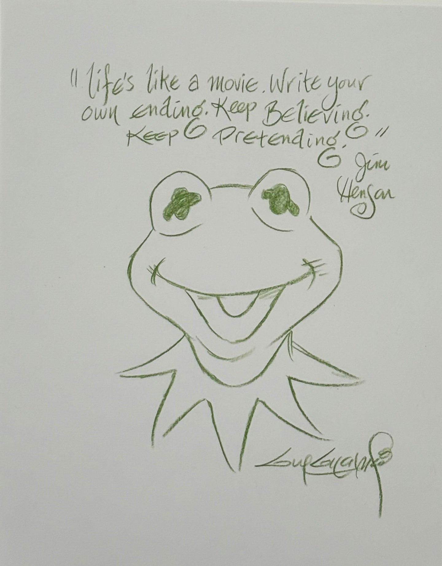 Kermit the Frog - Guy Gilchrist Original