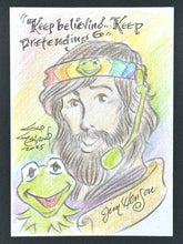 Load image into Gallery viewer, Jim and Kermit Trading Card - Guy Gilchrist Original