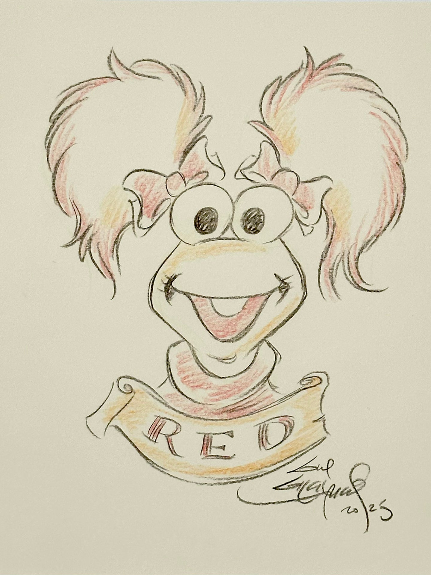 Red Fraggle - Guy Gilchrist Original