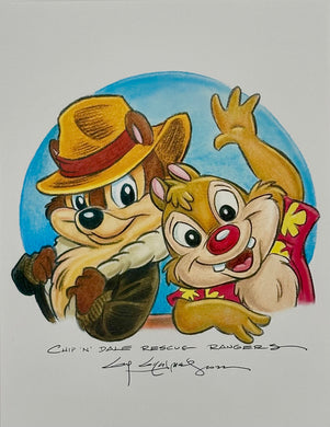 Chip and Dale Art Print - Created by Guy Gilchrist