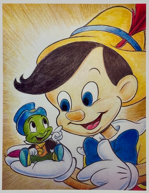 Pinocchio Art Print - Created by Guy Gilchrist