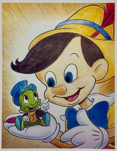 Pinocchio Art Print - Created by Guy Gilchrist
