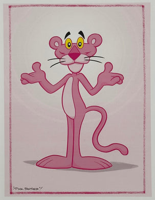 Pink Panther Art Print - Created by Guy Gilchrist