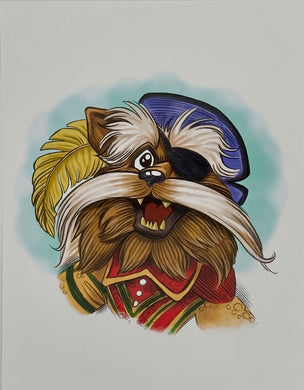 Sir Didymus Head Photo Art Print - Created by Guy Gilchrist
