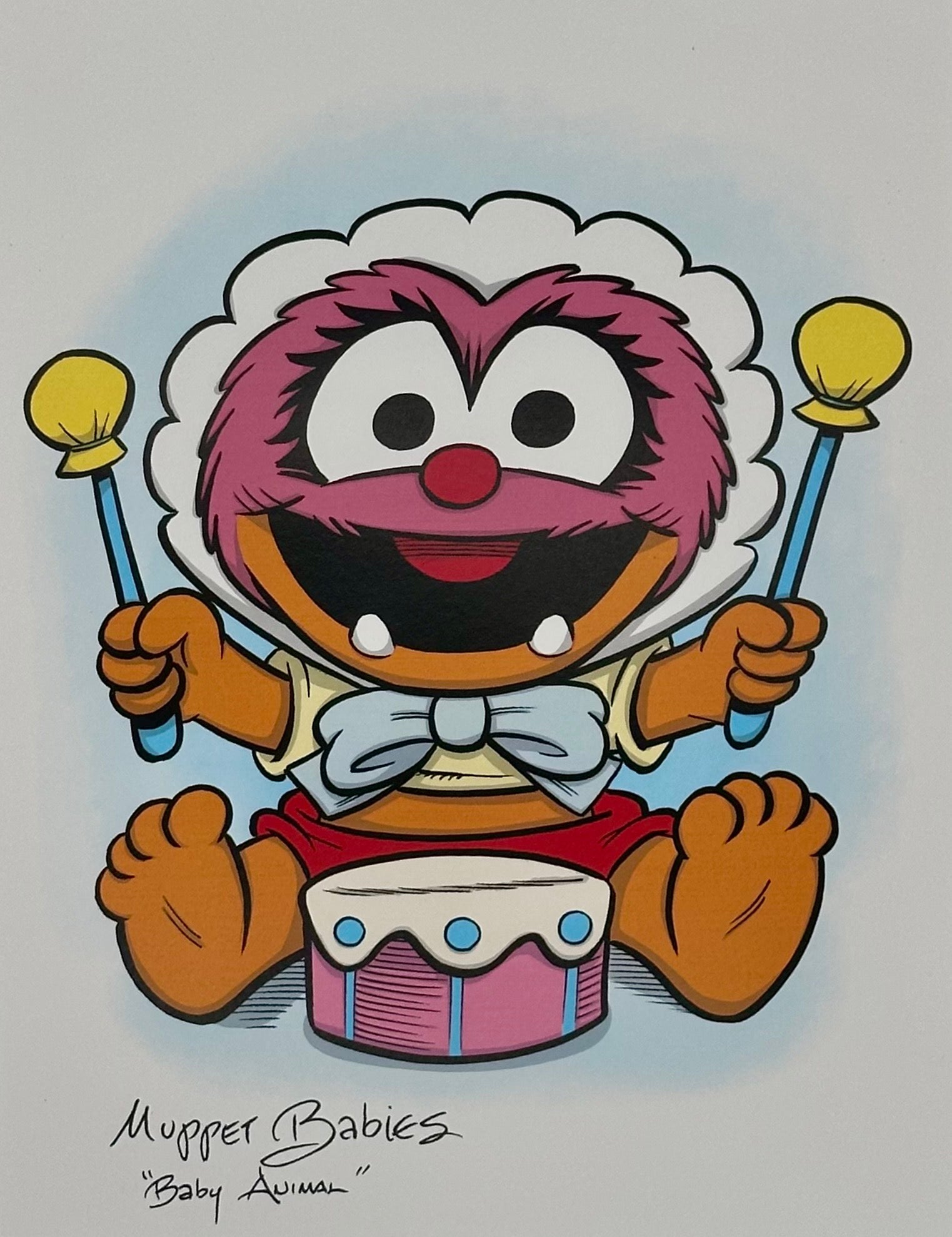 Baby Animal Art Print - Created by Guy Gilchrist – Guy Gilchrist