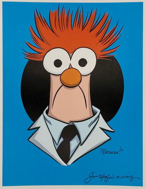 Beaker Art Print - Created by Guy Gilchrist