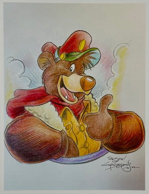 Tailspin Art Print - Created by Guy Gilchrist