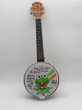Load image into Gallery viewer, Kermit "Rainbow Connection" Banjolele - Guy Gilchrist Original