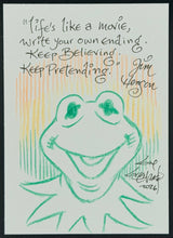 Load image into Gallery viewer, Kermit Sketch Card - Created by Guy Gilchrist