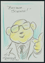 Load image into Gallery viewer, Bunsen Sketch Card - Created by Guy Gilchrist