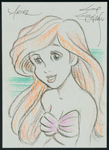 Load image into Gallery viewer, Princess Ariel Sketch Card - Created by Guy Gilchrist