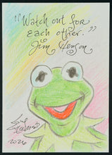 Load image into Gallery viewer, Kermit Sketch Card - Created by Guy Gilchrist