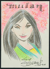 Load image into Gallery viewer, Princess Mulan Sketch Card - Created by Guy Gilchrist