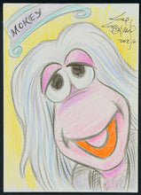 Load image into Gallery viewer, Mokey "Fraggle Rock" Sketch Card - Created by Guy Gilchrist