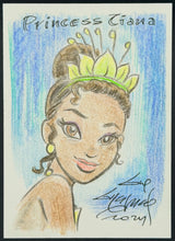 Load image into Gallery viewer, Princess Tiana Sketch Card - Created by Guy Gilchrist