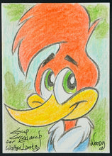Load image into Gallery viewer, Woody Woodpecker Sketch Card - Created by Guy Gilchrist