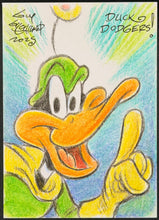 Load image into Gallery viewer, Duck Dodgers "Looney Tunes" Sketch Card - Created by Guy Gilchrist
