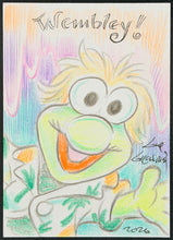 Load image into Gallery viewer, Wembley "Fraggle Rock" Sketch Card - Created by Guy Gilchrist