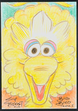 Load image into Gallery viewer, Big Bird "Sesame Street" Sketch Card - Created by Guy Gilchrist