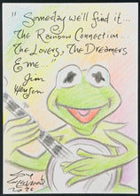 Load image into Gallery viewer, Kermit Sketch Card - Created by Guy Gilchrist