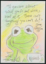 Load image into Gallery viewer, Kermit Sketch Card - Created by Guy Gilchrist