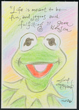 Load image into Gallery viewer, Kermit Sketch Card - Created by Guy Gilchrist