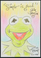 Load image into Gallery viewer, Kermit Sketch Card - Created by Guy Gilchrist