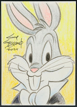 Load image into Gallery viewer, Bugs Bunny "Looney Tunes" Sketch Card - Created by Guy Gilchrist