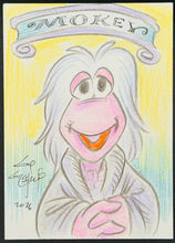 Load image into Gallery viewer, Mokey "Fraggle Rock" Sketch Card - Created by Guy Gilchrist