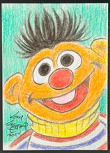 Load image into Gallery viewer, Ernie "Sesame Street" Sketch Card - Created by Guy Gilchrist