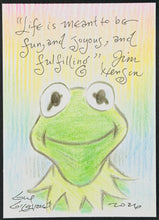 Load image into Gallery viewer, Kermit Sketch Card - Created by Guy Gilchrist