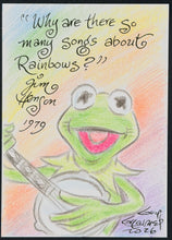 Load image into Gallery viewer, Kermit Sketch Card - Created by Guy Gilchrist